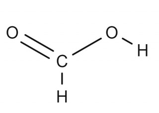methanoic acid displayed formula